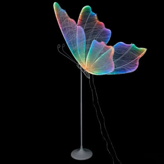 WeddingStory Shop Venue Decorations Diameter 120cm 7 Color LED Butterfly Decor Lamp with Remote