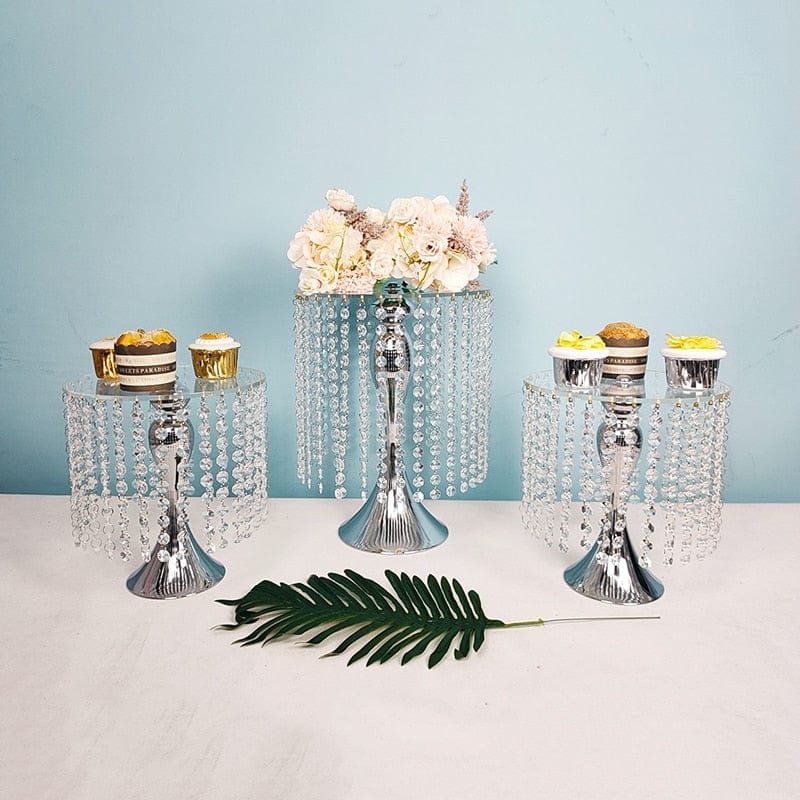 Wedding cake stand clearance set